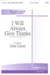 I Will Always Give Thanks